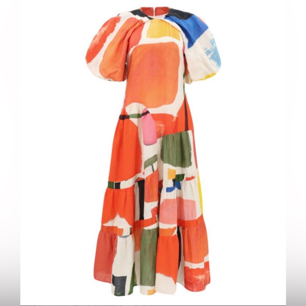 Asymmetrical Multicolor Dress